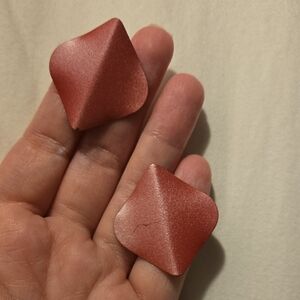 80s Earrings - Red
